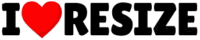 i love resize image